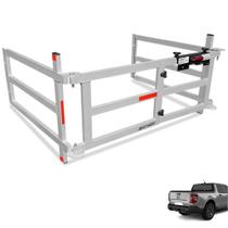 Extensor de Caçamba Maverick 2022 2023 Divisor Dobravel EDD Prata