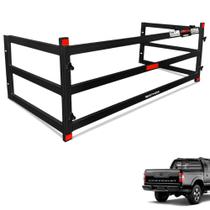 Extensor de Caçamba S10 2001 a 2011 Divisor Cargas Preto ED