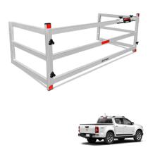 Extensor De Caçamba S10 2012 a 2022 Divisor ED Prata