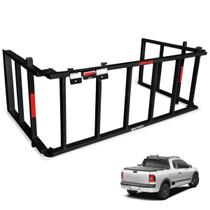 Extensor De Caçamba Saveiro 2010 a 2024 Rampa Preto EDR