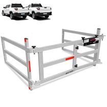 Extensor de Caçamba Strada 2021 a 2024 Divisor Dobrável EDD Prata