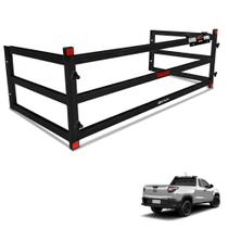 Extensor de Caçamba Strada 2021 a 2026 Divisor ED Preto