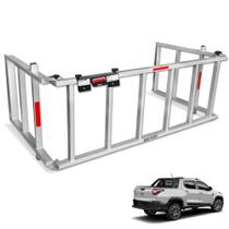 Extensor de Caçamba Strada 2021 Rampa EDR Prata Reforçado 350kg
