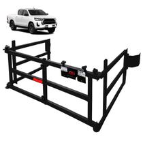 Extensor de Caçamba Toyota Hilux 2016 a 2024 Divisor de Cargas Dobravel EDD Preto