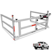 Extensor De Caçamba Volkswagen Amarok 2010 a 2024 Divisor Dobravel EDD Prata