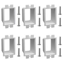 Extensor de Caixa Elétrica XGGYA 1 Módulo, Resistente ao Fogo, 3,8 cm, Kit com 6 Unidades Extensor de Caixa Elétrica XGGYA 1 Módulo, Resistente ao Fogo, 3,8 cm, Kit com 6 Unidades