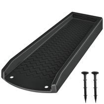 Extensor de calha de chuva Downspout Splash Block NAACOO 24 preto