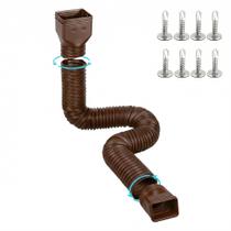 Extensor de calha e tubo de descida Gutterant, diâmetro de 4" e 53170 cm Extensor de calha e tubo de descida Gutterant, diâmetro de 4" e 53170 cm