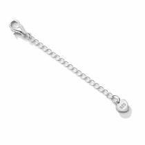 Extensor De Corrente Pulseira Colar Alongador Fecho Prata