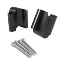 Extensor De Guidão De Alumínio CNC Preto Para Motocicleta, Aumento De 2 Polegadas, Para Harley Extensor De Guidão De Alumínio CNC Preto Para Motocicleta, Aumento De 2 Polegadas, Para Harley
