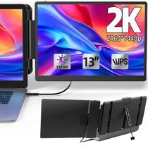Extensor de monitor para laptop KOJOM 2K IPS 1440P de 13 polegadas Extensor de monitor para laptop KOJOM 2K IPS 1440P de 13 polegadas