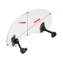 Extensor De Para-brisa Para Motocicleta Suzuki V-Strom DL650 DL1000 DL250 XT, Defletor De Ar Spoiler Extensor De Para-brisa Para Motocicleta Suzuki V-Strom DL650 DL1000 DL250 XT, Defletor De Ar Spoiler