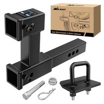 Extensor de Receptor de Engate Nilight Dual de 10cm - Extensão Máxima de 2 Polegadas