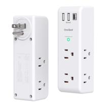 Extensor de saída com protetor de sobretensão One Beat 6 AC 3 USB 1800J Extensor de saída com protetor de sobretensão One Beat 6 AC 3 USB 1800J