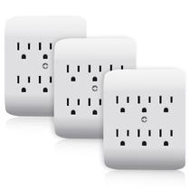 Extensor de saída ELEGRP de 6 saídas com âncora central, 3 pacotes