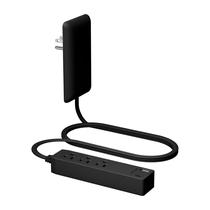Extensor de saída LIDER com 3 receptáculos, USB tipo A/C de 12 W