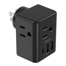 Extensor de saída, tomada múltipla, 3 saídas, 3 portas USB, Mifaso