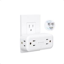 Extensor de saída TROND Surge Protector 4 Adaptador AC branco