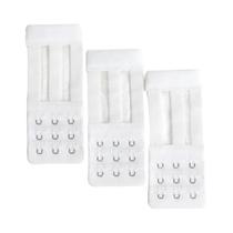 Extensor De Sutiã Feminino Ajustável De 3 Peças Com 3 Ganchos E Fivela Tripla Para Lingerie E