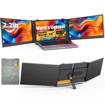 Extensor de tela para laptop BreezyLife 14 Triple FHD 1080P Extensor de tela para laptop BreezyLife 14 Triple FHD 1080P