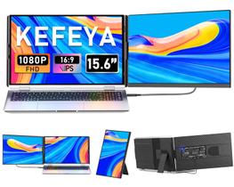 Extensor de tela para laptop KEFEYA 15.6 FHD 1080P IPS Monitor
