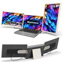 Extensor de tela para laptop Macsecor 15,6" FHD 1080P Triple