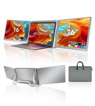 Extensor de Tela para Notebook FOPO 16" FHD IPS Monitor Quádruplo