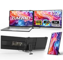 Extensor de Tela para Notebook ZUMWALT 15,6" FHD com Monitor Destacável Extensor de Tela para Notebook ZUMWALT 15,6" FHD com Monitor Destacável