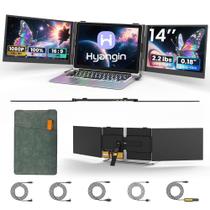 Extensor de Tela Tripla para Notebook Hyangin 14 polegadas 1080P FHD Extensor de Tela Tripla para Notebook Hyangin 14 polegadas 1080P FHD