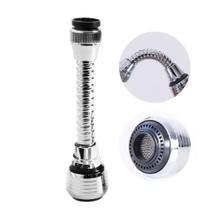 Extensor de Torneira Flexível 360º Turbo Flex Arejador Bico Giratório Cozinha Banheiro Inox Cromado