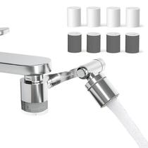 Extensor de torneira FRIZZLIFE à prova de respingos com filtro que reduz 99% de cloro Extensor de torneira FRIZZLIFE à prova de respingos com filtro que reduz 99% de cloro