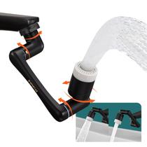 Extensor de torneira Spurtar 1080 + 360 giratório preto (HHW0001BK)