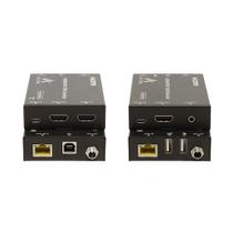 Extensor De Video KVM HDMI USB Até 70M Via Cat.5 Cat6 AS KVM 70