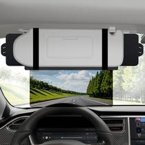 Extensor de viseira solar Veharvim para carro polarizado UV400 preto claro Extensor de viseira solar Veharvim para carro polarizado UV400 preto claro