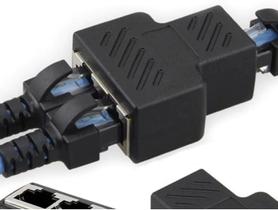 Extensor Duplicador De Rede RJ45 Fêmea x 2 RJ 45 Fêmea (UN) - MXT