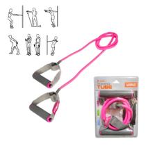 Extensor Elástico 1 Via Rosa Leve Liveup 7 Lbs - 3,18 Kg