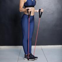 Extensor Elástico 120cm Forte Treinos em Casa, Academia ou Viagem Força, Mobilidade e Reabilitação
