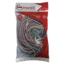 Extensor elástico 2,00 mt c/ gancho metal (pct c/10) - MS