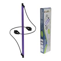 Extensor Elástico Barra Fitness Coxas Bíceps Glúteos Agacha