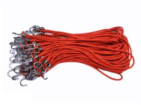 Extensor Elástico Borrachinha Lona 40 Cm - 100 Unidades Caminhão Gancho em Metal 5mm Extensor Elástico Borrachinha Lona 40 Cm - 100 Unidades Caminhão Gancho em Metal 5mm