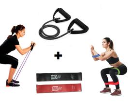 Extensor Elastico Forte + Mini Band Thera Band Extra Forte - MB FIT