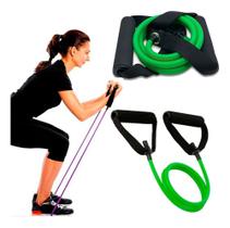 Extensor Elastico Malhar Academia Treino Pilates Exercício Funcional