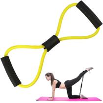 Extensor Elástico Para Exercícios Ginástica Amarelo CBRN15849