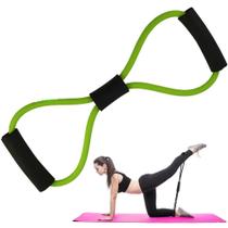 Extensor Elástico Para Exercícios Ginástica Verde CBRN15863