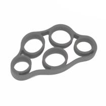 Extensor Elástico para Exercitar os Dedos (LONGEVITECH) - Cinza Escuro Moderado 4kg