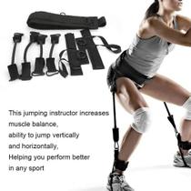 Extensor elastico para pratica de exercicios fisicoskit com 8 pecas - Jumper