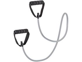 Extensor Elástico Toning Tube Com Alça Fitness Cinza/Preto Atrio - ES223