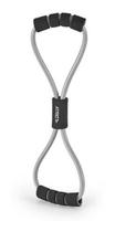 Extensor Elástico Toning Tube Formato De 8 Fitness Cinza/Preto Atrio