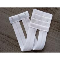 Extensor Elásticos de Soutien Tamanho 23 X 5,5 CM - Modelo 3 Ganchos 3 Regulagens Transparente Gra