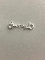 Extensor Emenda Corrente 2 Cm Prata Maciça 925 Fecho Boia Extensor Emenda Corrente 2 Cm Prata Maciça 925 Fecho Boia